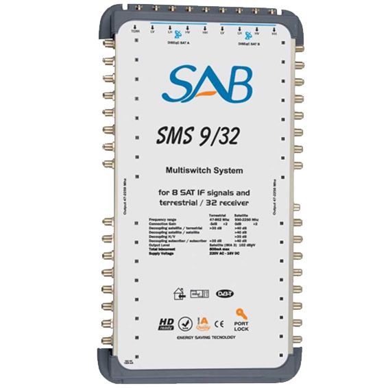 Multišalter 2+1 satelit na 32 utičnica