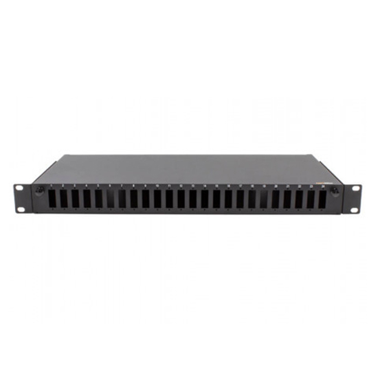 Patch panel 48 Ports 24 DX adapters 1U sliding