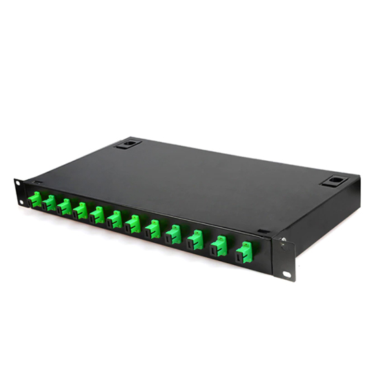 Patch panel 12 ports SX 1U sliding